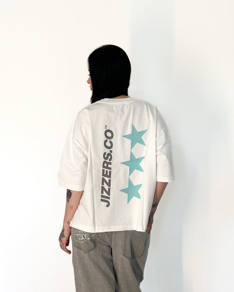 ★★★ STARS WHITE/BLUE TEE